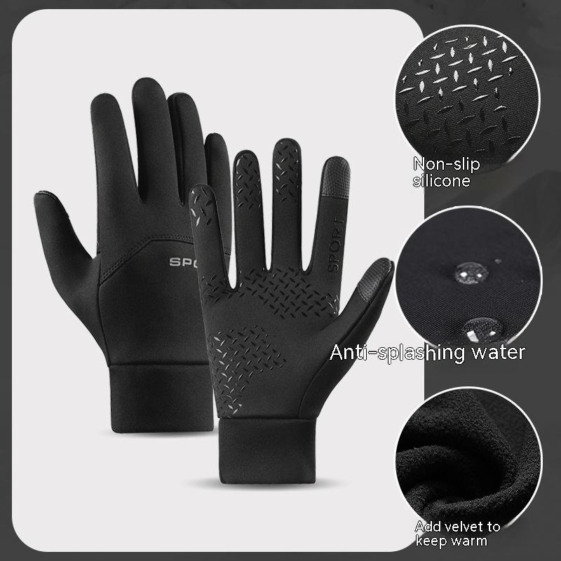 Winter-Handschuhe aus warmem Fleece für Erwachsene