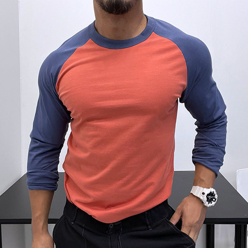 Slim Fit Longsleeve mit Raglanärmeln