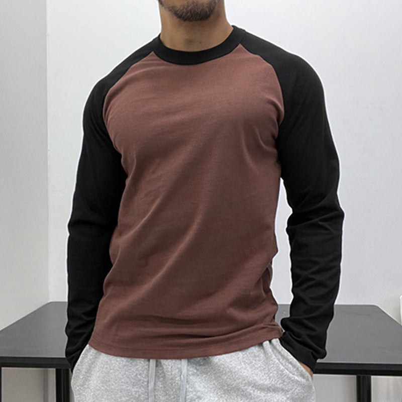 Slim Fit Longsleeve mit Raglanärmeln