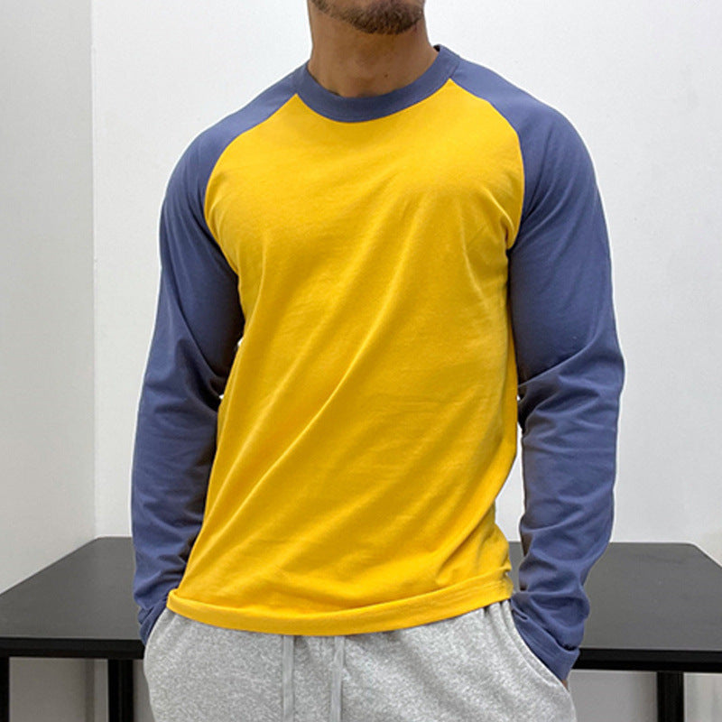Slim Fit Longsleeve mit Raglanärmeln