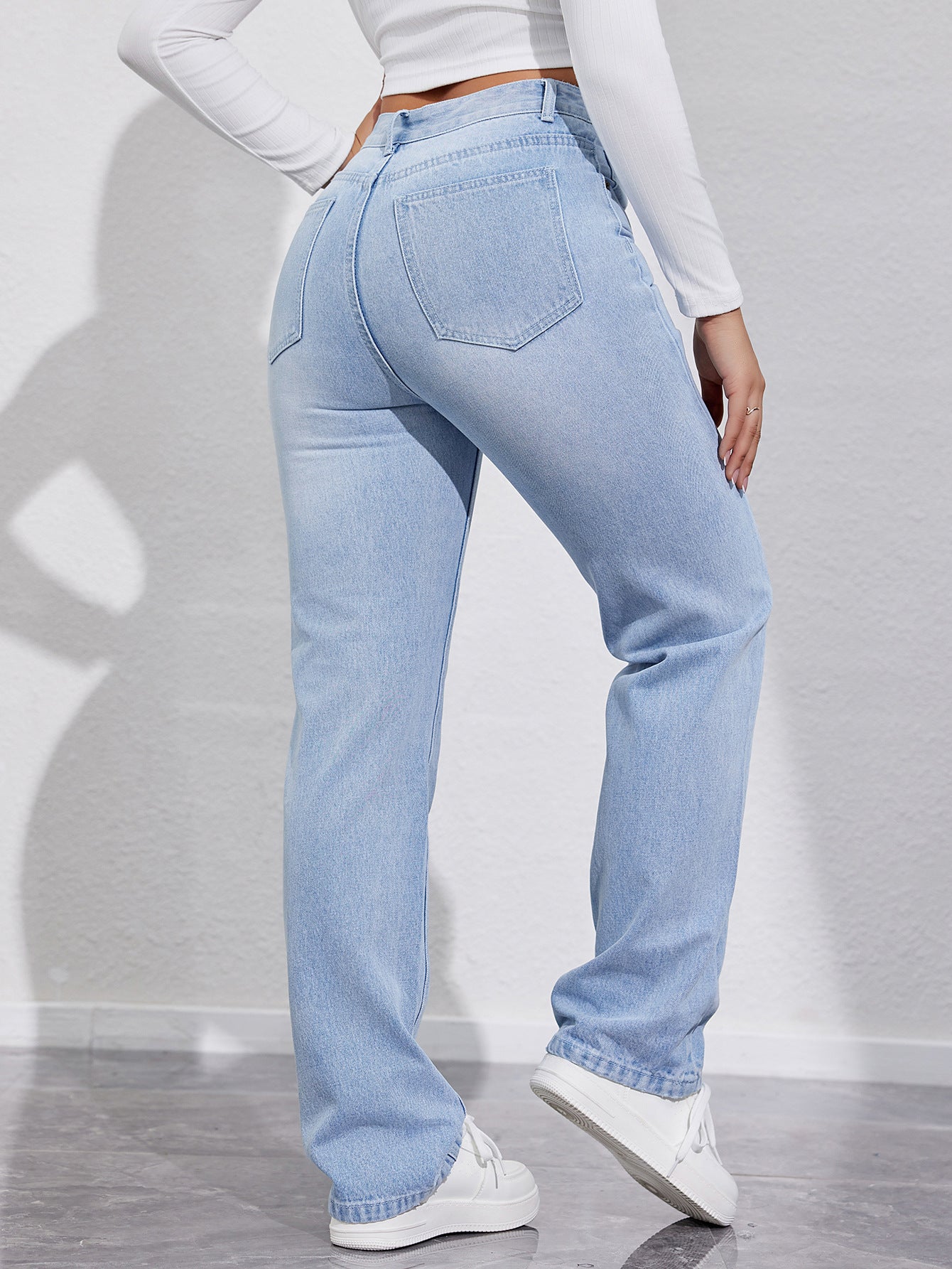 Hochwertige Damen Jeans – High Waist Slim Fit