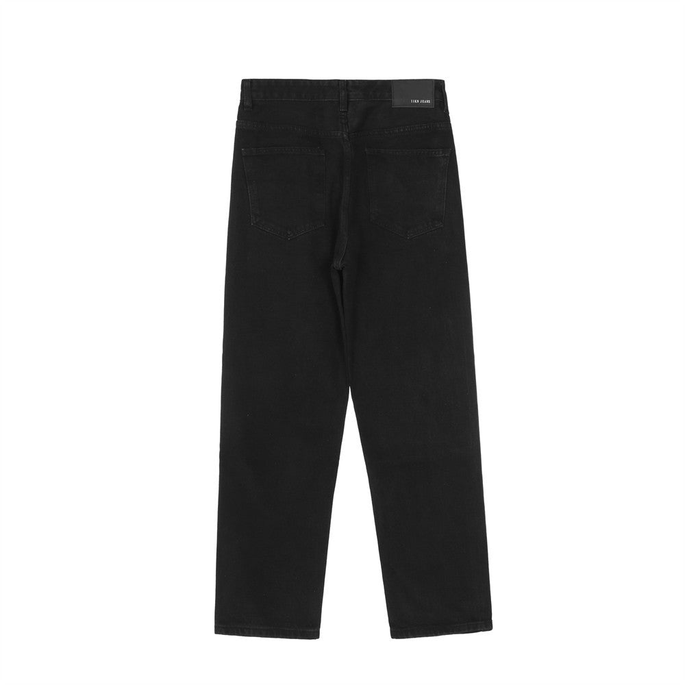 Lässige Herrenjeans – Schwarz & Grau