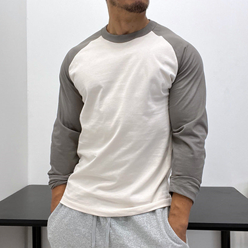Slim Fit Longsleeve mit Raglanärmeln