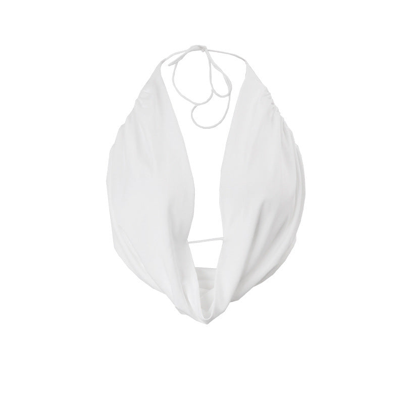 Rückenfreies Croptop für Damen – Halterneck