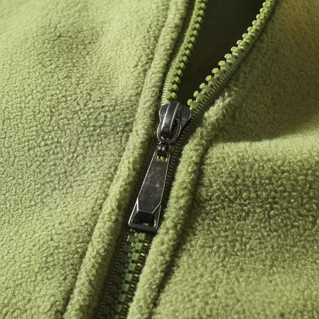Slim Fit Fleecejacke, Modern & Komfortabel
