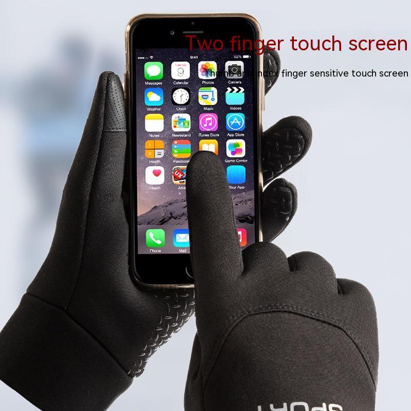 Winter-Handschuhe aus warmem Fleece für Erwachsene