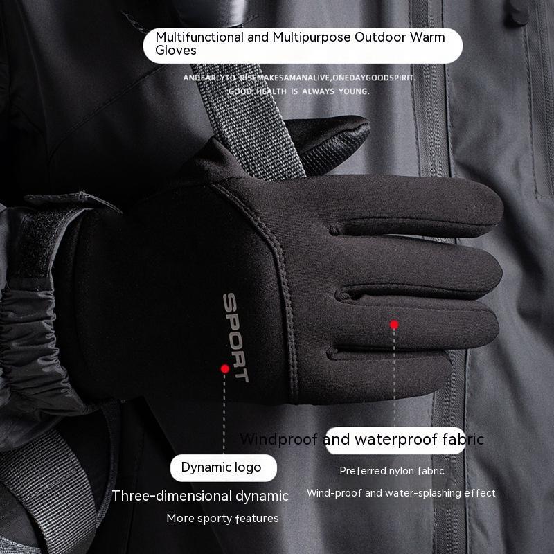 Winter-Handschuhe aus warmem Fleece für Erwachsene