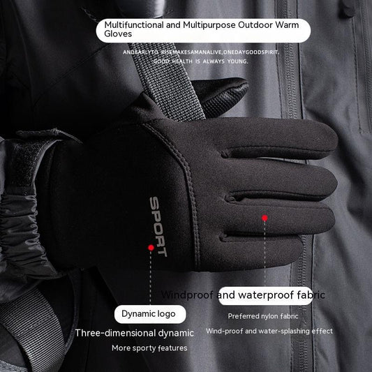 Winter-Handschuhe aus warmem Fleece für Erwachsene