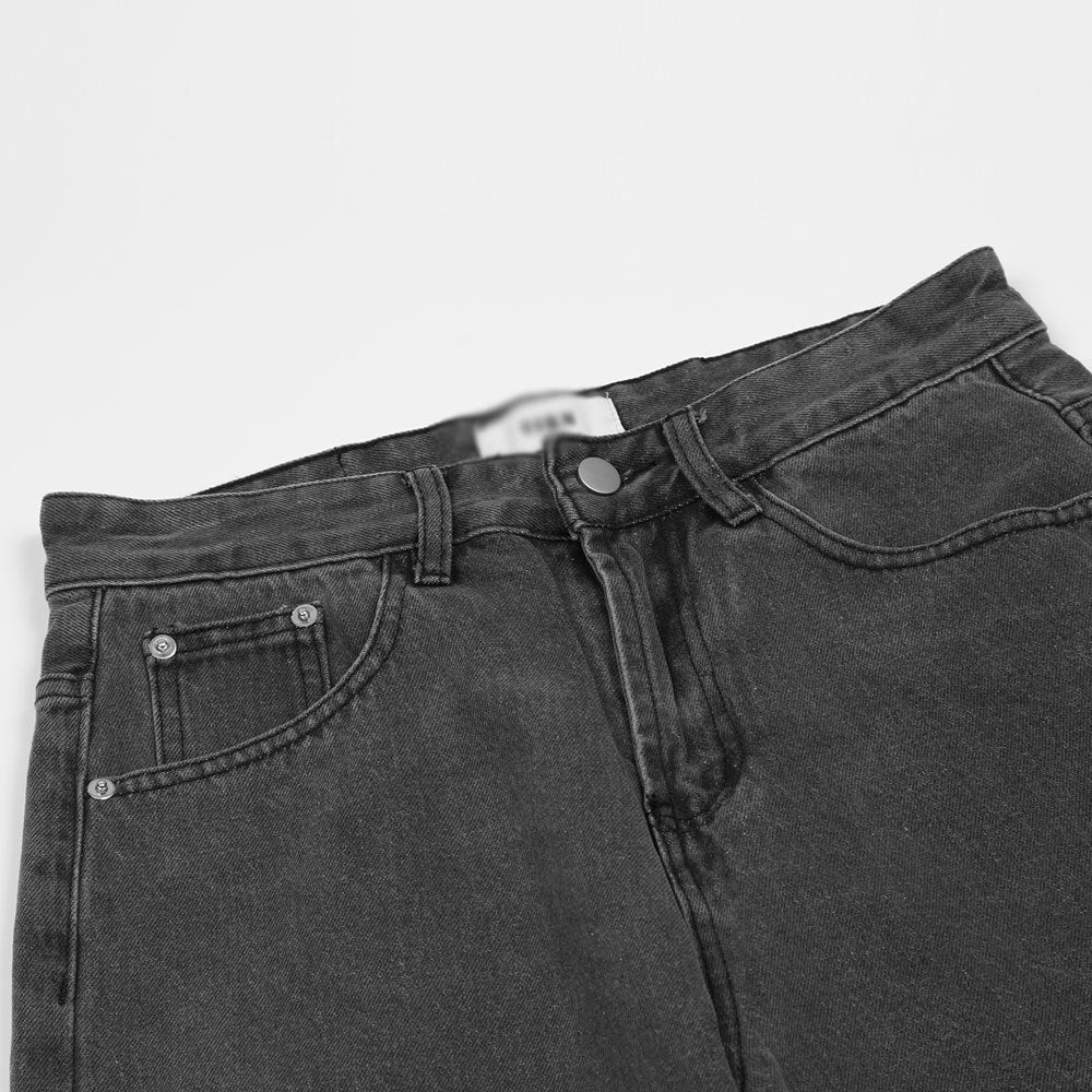 Lässige Herrenjeans – Schwarz & Grau